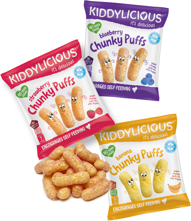 Kiddylicious Banana Fruity Puffs 10g, Healthy & Vegetable Chips, Chips,  Snacks & Popcorn, Food Cupboard, Food